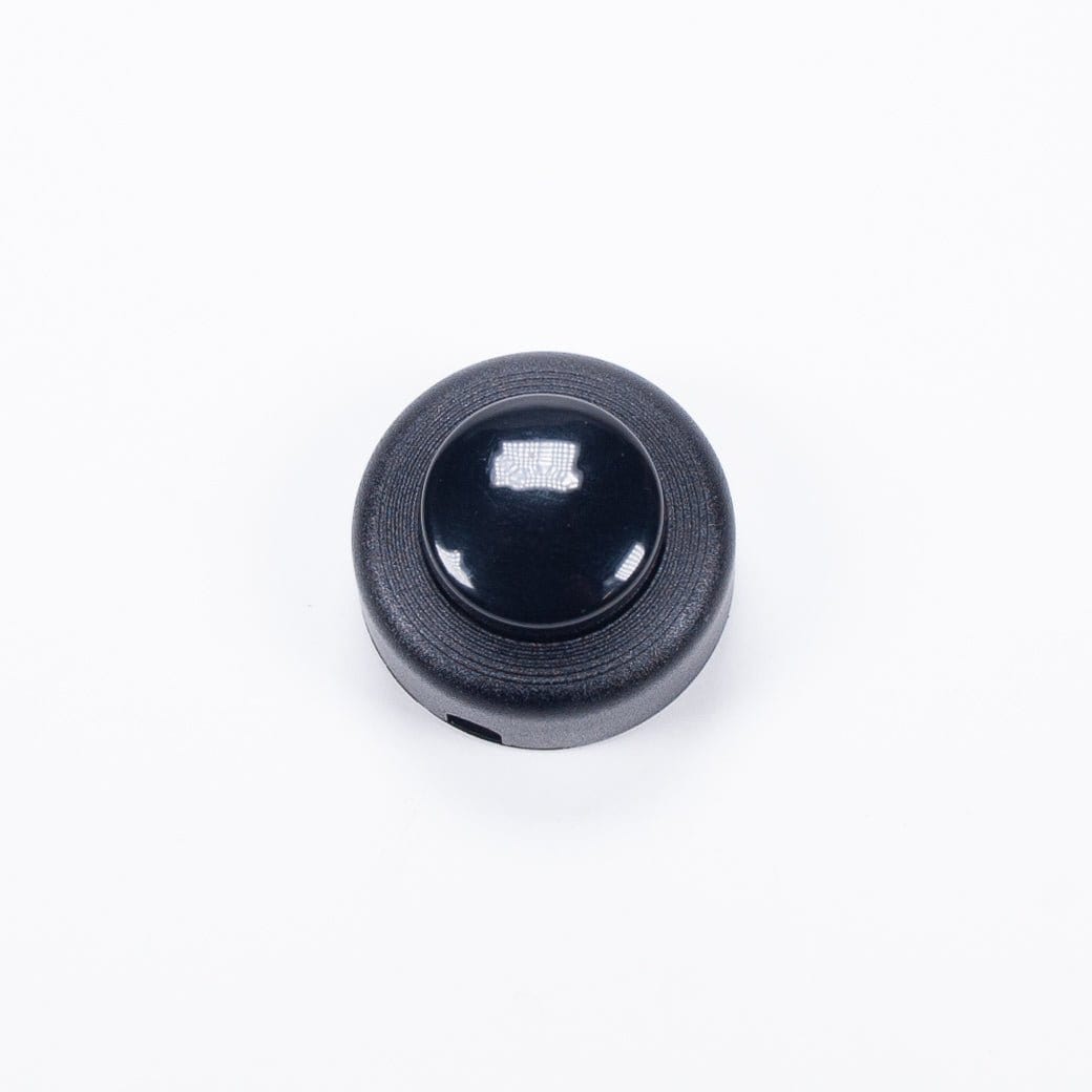 Black Floor Foot Switch 50mm Diameter with Gloss Button - Lightspares