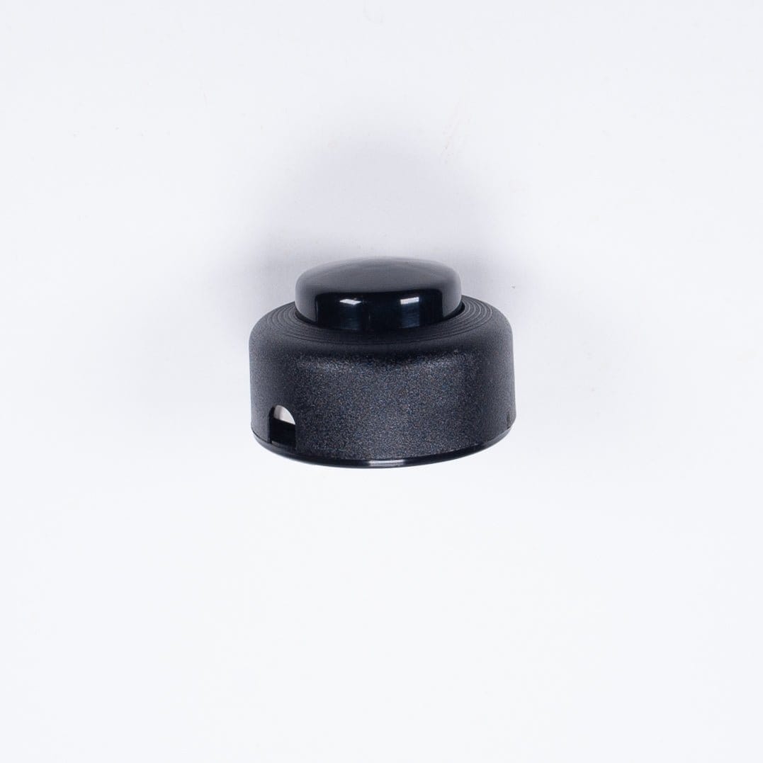 Black Floor Foot Switch 50mm Diameter with Gloss Button - Lightspares