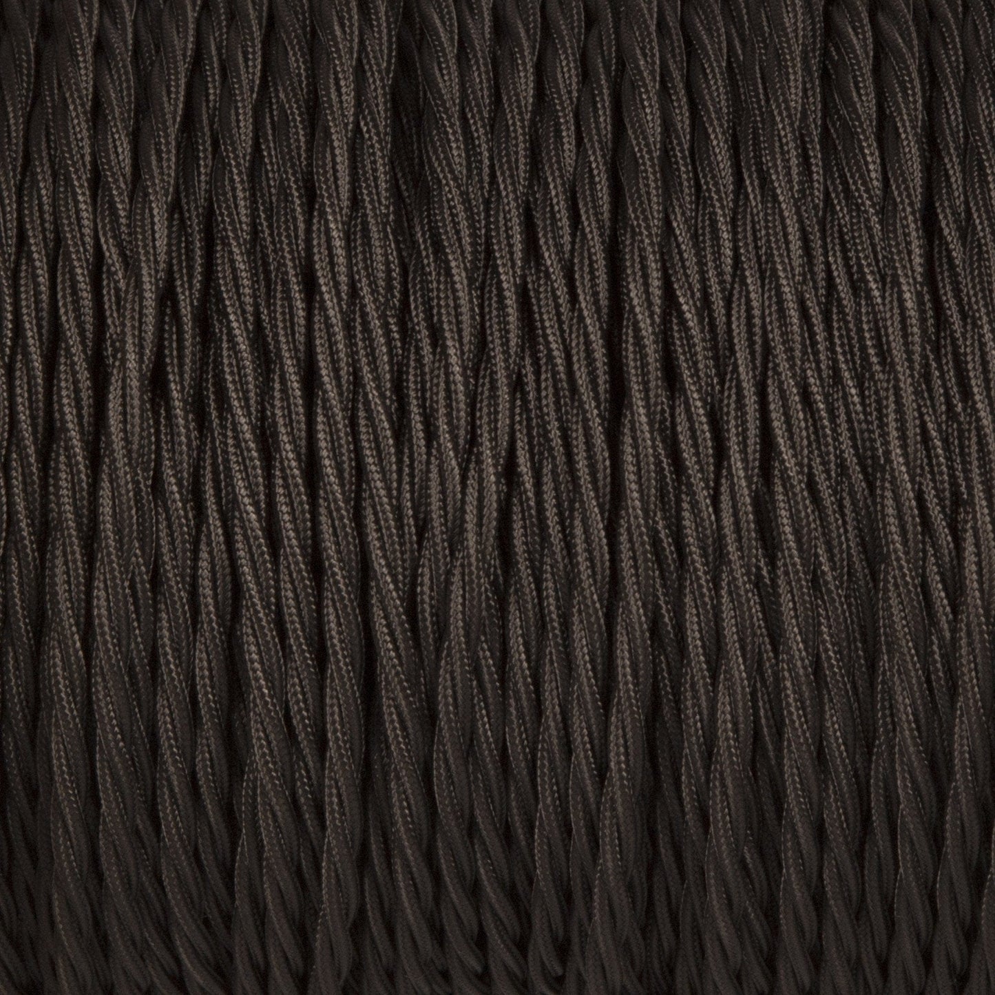 Black Twisted Fabric Braided Cable - Lightspares