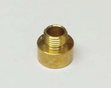 Brass 1/2" Female to M10x1 Male Thread Adaptor for Lighting - Lightspares