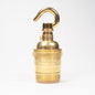 E26 UL Plain Skirt Lampholder with hook (USA ONLY) - Various Finishes - Lightspares