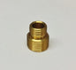 M10 10mm Male to Half Inch Male Threaded Adaptor Brass - Lightspares