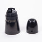 Black Plastic Bayonet Clip on Cap Lampholder BC B22