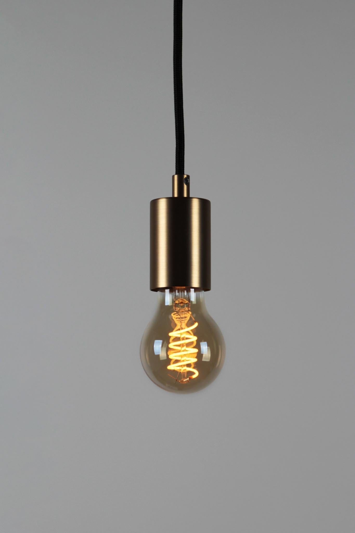 Vintlux E27 Dimmable LED Filament Lamp 4W A60 265lm 2200K Karu Pear Gold - Lightspares