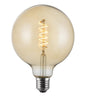 Vintlux E27 Dimmable LED Filament Lamp 4W G125 265lm 2200K Karu Globe XL Gold - Lightspares