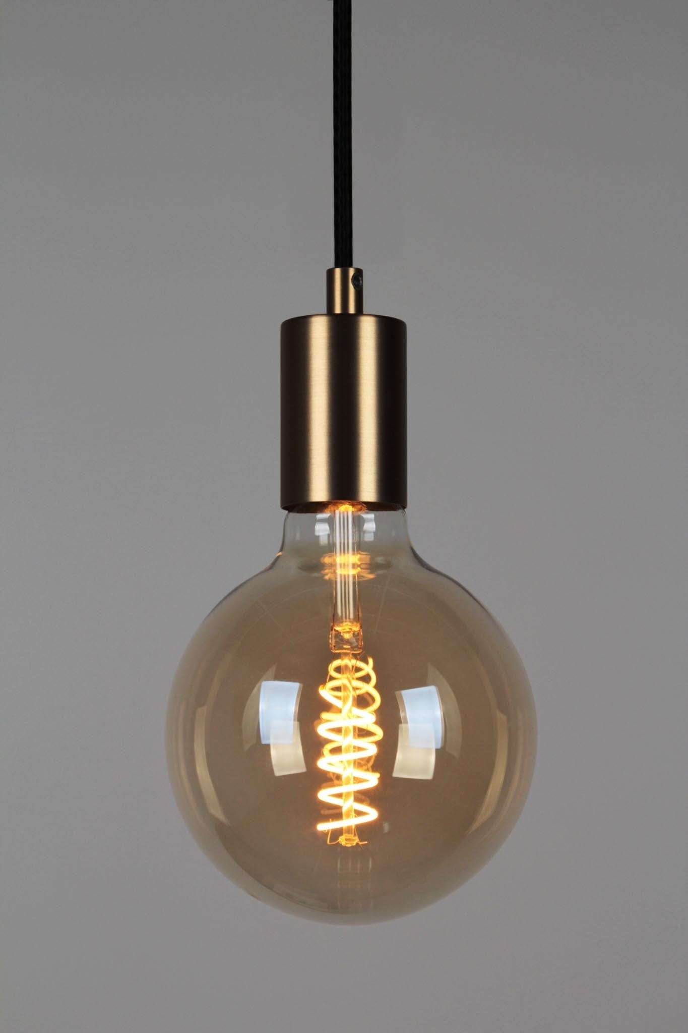 Vintlux E27 Dimmable LED Filament Lamp 4W G125 265lm 2200K Karu Globe XL Gold - Lightspares